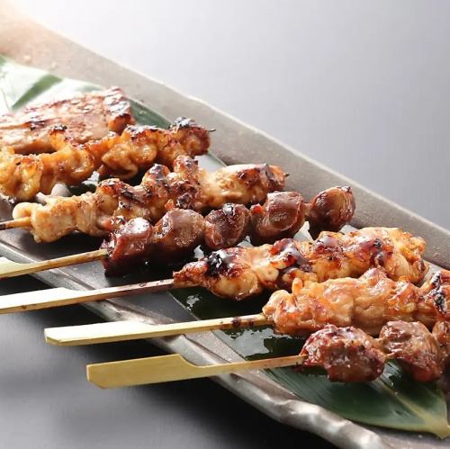 串焼き盛り合わせ　5本