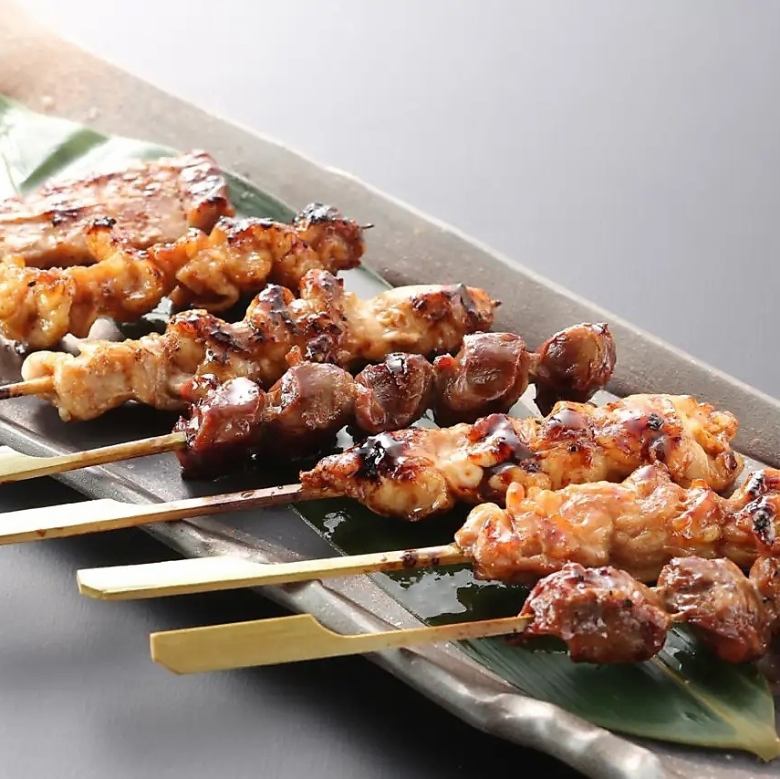 串焼き盛り合わせ　5本
