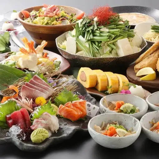 【個室宴会鍋コース（梅）】★平日は3時間★5,000円⇒日～木曜日4,500円（金土祝前5,000円）