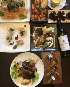 フリードリンク90分付◇◆忘・新年会プラン◆◇前菜からデザートまで<全9品>5800円(税込)