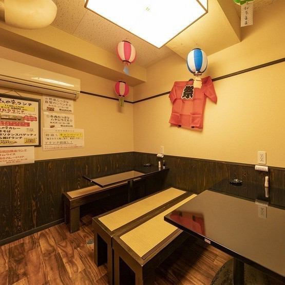 We have semi-private rooms where you can enjoy your meal in a private space. ◎ Since there is only one room, please contact the store if you would like to use it! * The photo is an image.