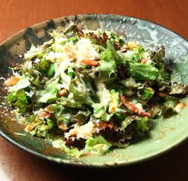 Avocado and Crab Caesar Salad