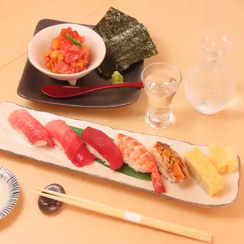 お寿司を気軽に楽しめる