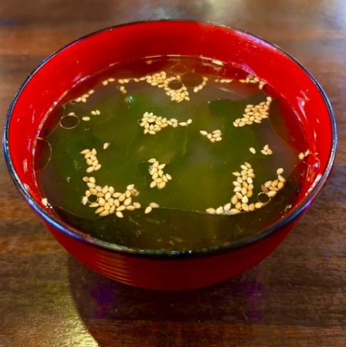 Seaweed soup