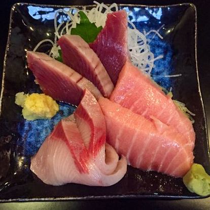 Fresh sashimi is recommended!