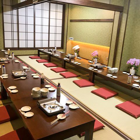 [3F tatami mat seats] The tatami mat seats are perfect for groups.It is a seat that can accommodate up to 60 people.