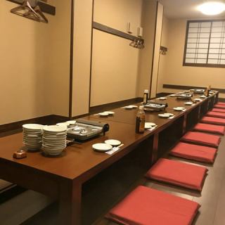 [2F digging seat] For banquets such as New Year's parties and welcome and farewell parties! On the 2nd floor, we have 2 rooms that can accommodate up to about 30 people.