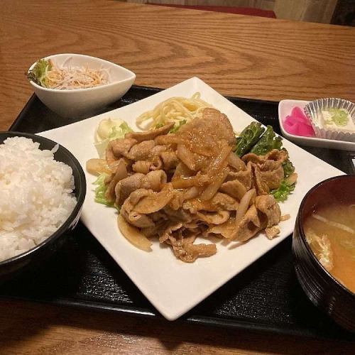 生姜焼き定食