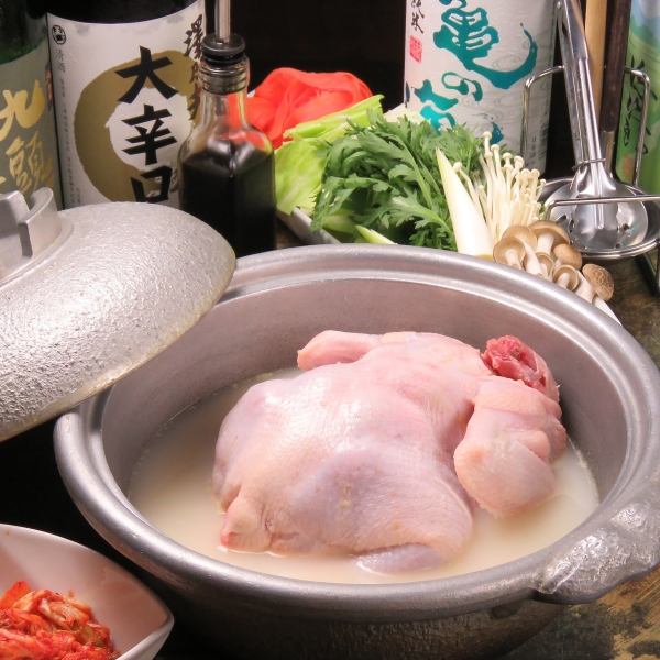 名物　丸鶏鍋　1人前