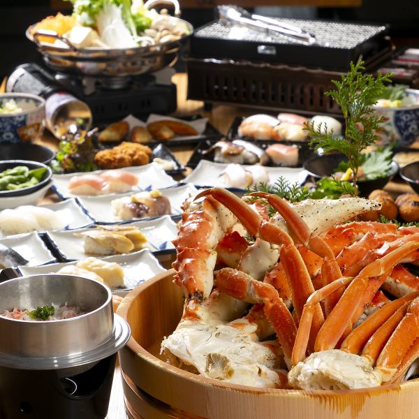 [All-you-can-eat] All-you-can-eat red snow crab, sushi and one dish♪ Available from 5,500 yen★