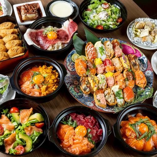 【新食べ放題】海鮮いなり＆土鍋丼食べ放題！　話題のいなりと絶品の土鍋を食べ放題できるのはここだけ！