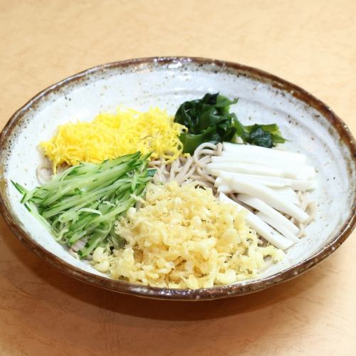 冷やしたぬき蕎麦