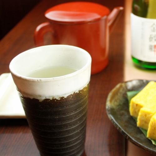 메밀 가게의 뜨겁고 메밀 온수 분할!