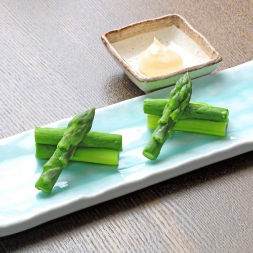 アスパラ（焼き又は茹で）