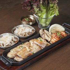 ■熟成皮付サムギョプサル2人セット