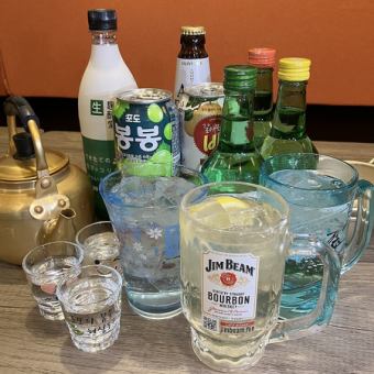 【90分鐘暢飲】標準暢飲：980日圓（含稅）