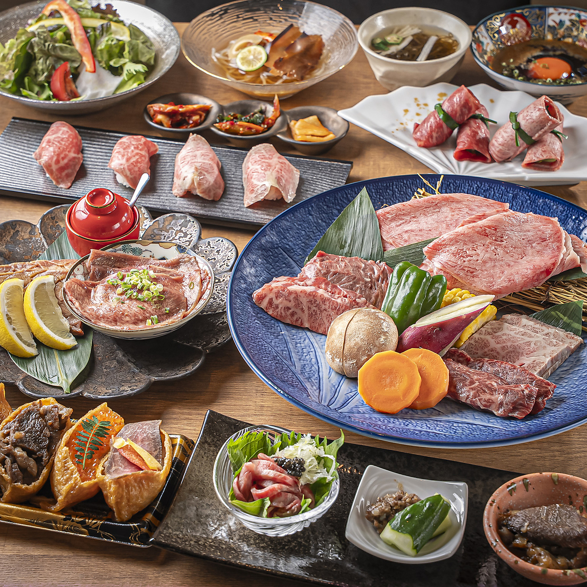 A5ランク神戸牛を味わう焼肉店。上質な空間で特別な時間を演出します。