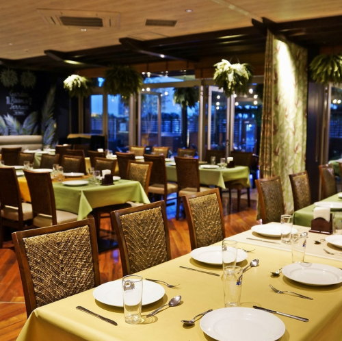 The luxurious interior is carefully designed.