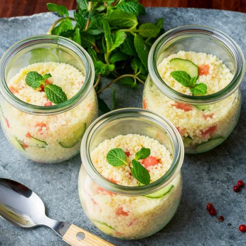 Tabbouleh, a salad made with couscous
