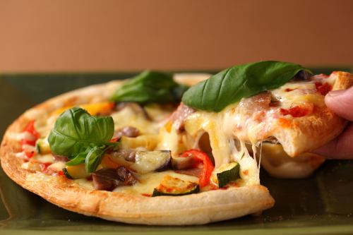 Chef's Whimsical "Pizza"