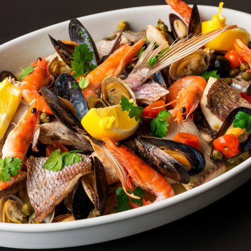 "Aquapazza" is thoroughly simmered to bring out its delicious flavor.