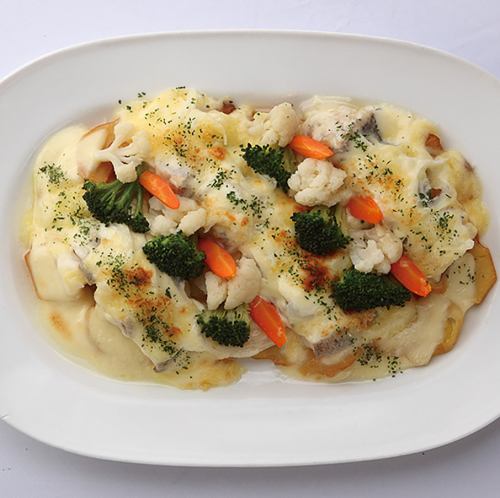 丹麦风味“鳕鱼蛋黄酱焗烤”