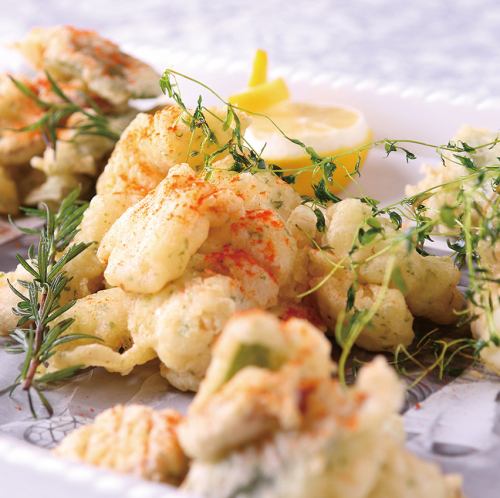 Bistro-style tempura "Spring vegetable beignets"