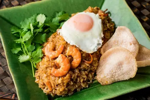 Indonesian fried rice "Nasi Goreng"
