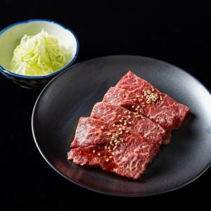 Japanese black beef ribs with green onions