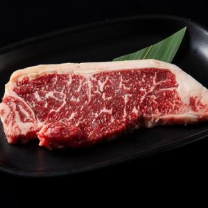 Japanese black beef sirloin steak