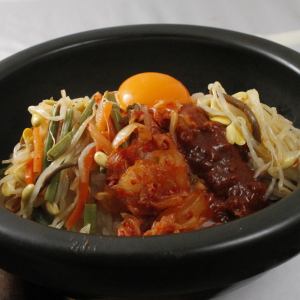 돌솥 비빔밥 치즈 돌솥 비빔밥