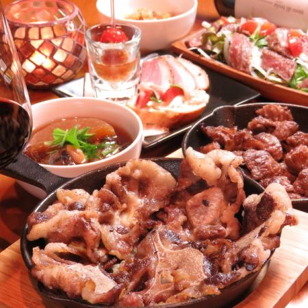 Tail steak specialty shop ★ In Miyazaki we loose the time to fill unusual dishes and hearts ...