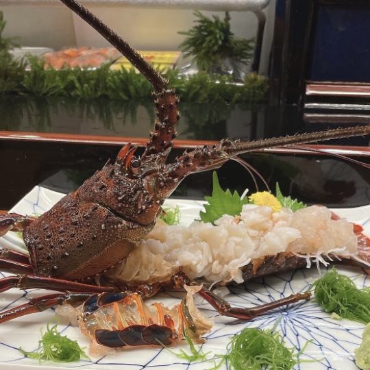 Luxurious★ Ise lobster sashimi course 10,000 yen (tax included)