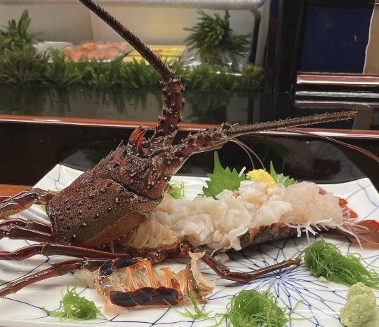 Luxurious★ Ise lobster sashimi course 10,000 yen (tax included)