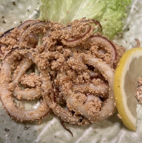 Grilled Squid with Mentaiko Butter