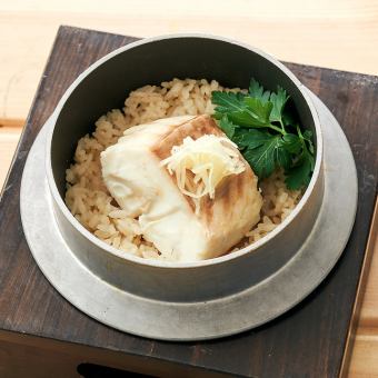 Sea bream rice pot