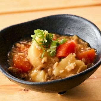 じゃがいもの鶏そぼろ餡