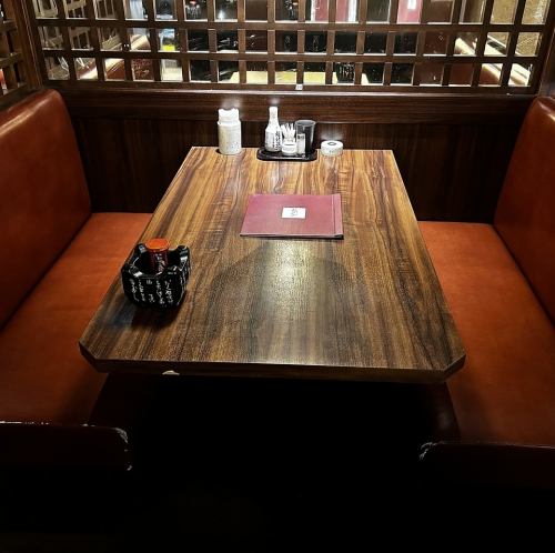 周囲を気にせずにご宴会♪半個室席を多数ご用意。