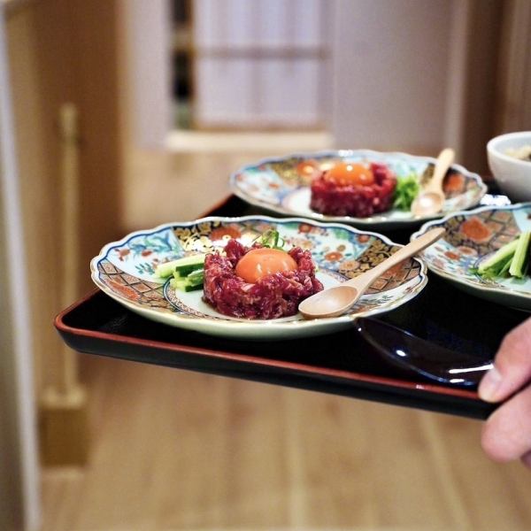 【生肉提供認定店】銘柄和牛ユッケ　