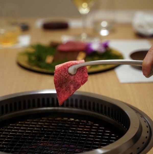 【ランチ×個室】1ドリンク付、銘柄和牛焼肉をランチで◆高瀬川コース◆<全10品>5,500円