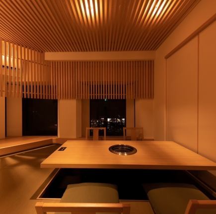 【保證包廂】特選和牛烤肉。附贈一杯飲料◆Yui套餐◆<共10道菜>9,800日圓（含稅）