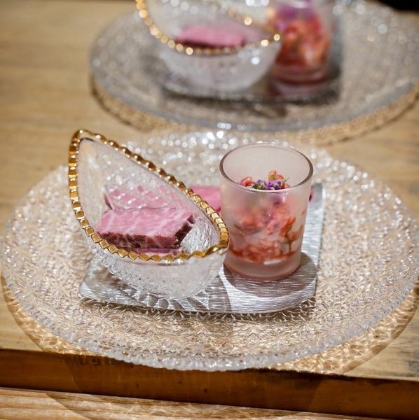 【生肉提供認定店】カウンターで楽しむ至高の肉割烹『尾崎牛×平井牛×京料理』