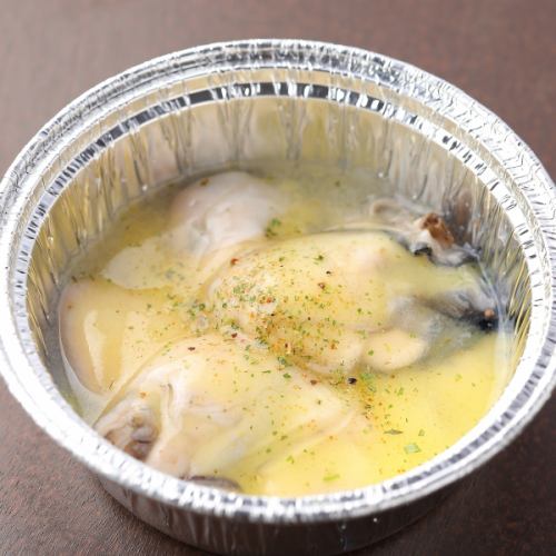牡蠣のガリバタホイル焼き