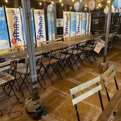 駅直結!開放的なテラス