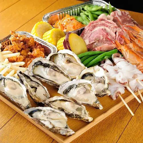 【贅沢海鮮!】2時間飲み放題&カラオケ歌い放題付き♪お得!天プレート