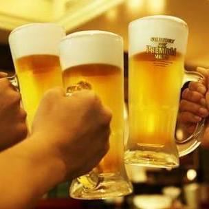 All-you-can-drink for 90 minutes!! 1,980 yen (tax included) with draft beer!!
