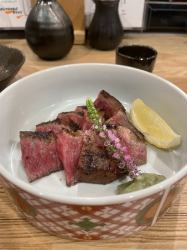 Seared Japanese Black Beef, Instant Smoked