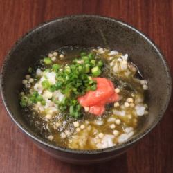 Dashi Chazuke with Hakata Mentaiko and Takana