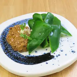 冰鎮P-man配肉味噌和馬斯卡彭乳酪