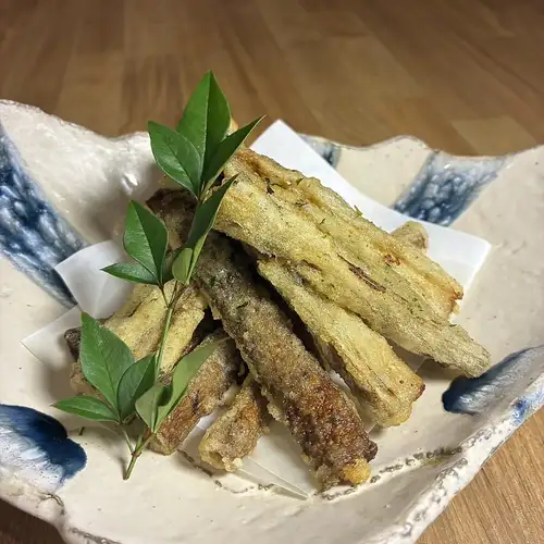 海藻鹽炒牛蒡根